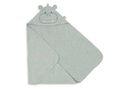 Jollein | Badcape Hippo Happy Badstof Groen 75x75cm