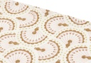 Jollein | Tetra Doek Soft Plumes Ecru/Bruin 70x70cm 3-pack