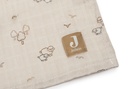 Jollein | Tetra Doek Woolly 115x115cm Zand 2-pack
