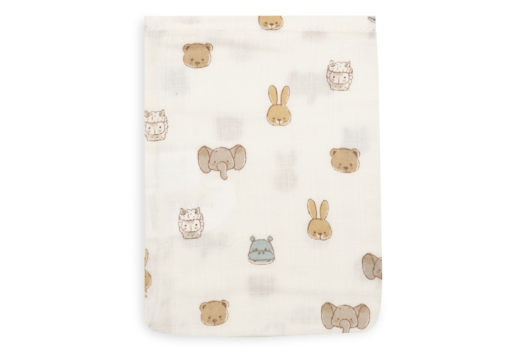 Jollein | Washandje Jollies Ecru 15x20cm 3-pack