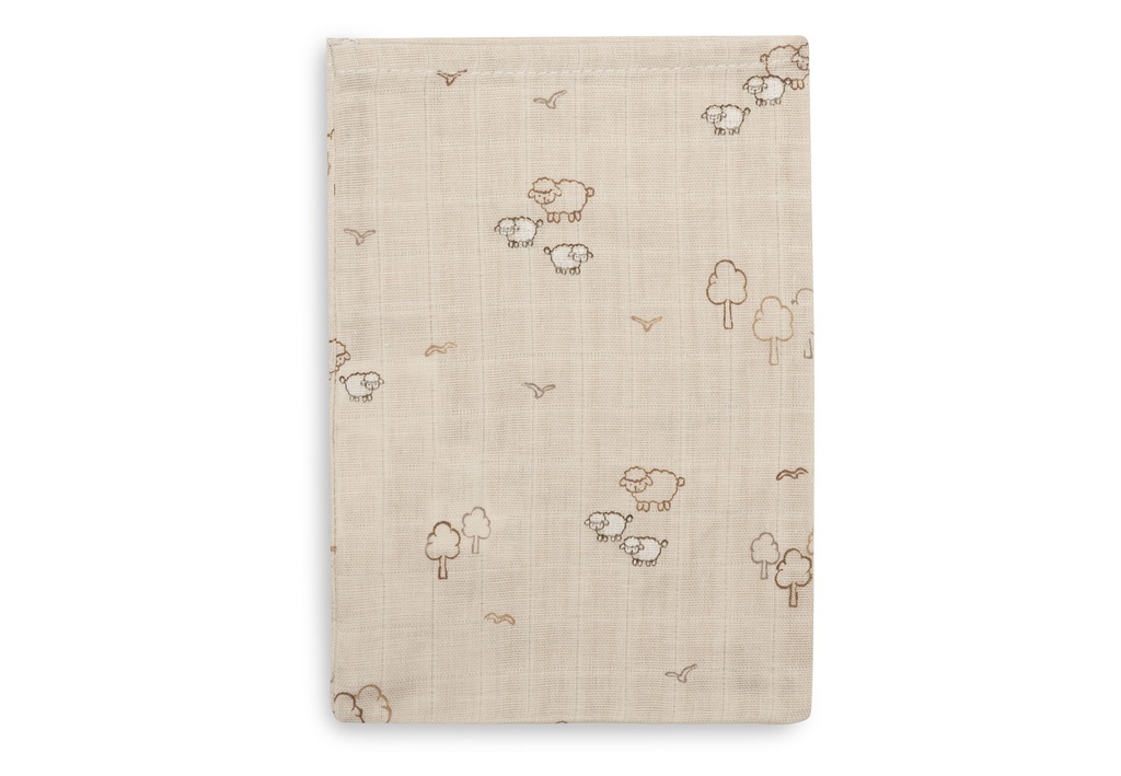 Jollein | Washandje Woolly Zand 15x20cm 3-pack