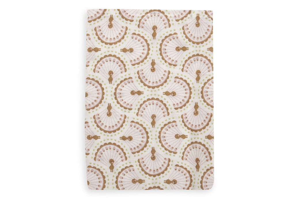Jollein | Washandje Soft Plumes Ecru-Bruin 15x20cm 3-pack