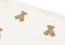 Jollein | Monddoekje Mini Teddy Bear Ecru/Bruin 31x31cm  3-pack