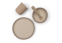Jollein | Eetset Natural Shades Bruin Siliconen 4-delig