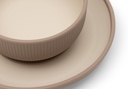 Jollein | Eetset Natural Shades Bruin Siliconen 4-delig