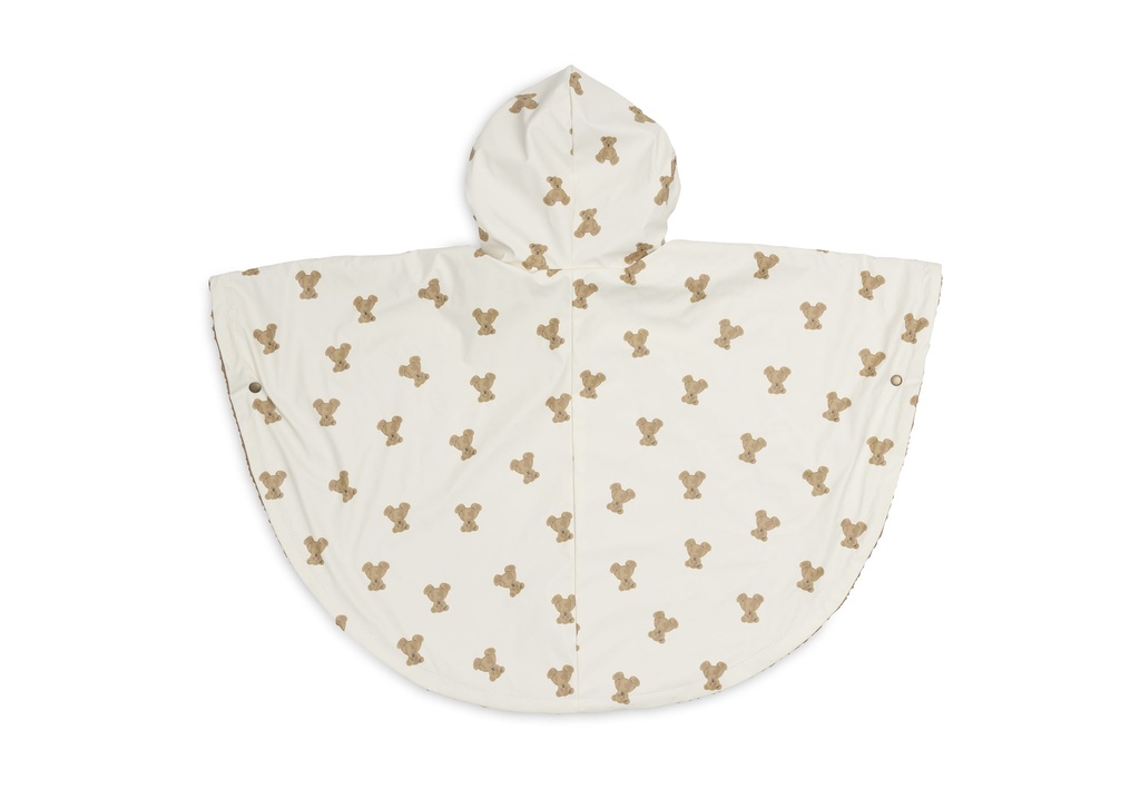 Jollein | Poncho Outdoor Mini Teddy Bear/Teddy Fleece Waterdicht 