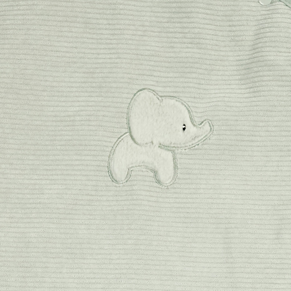 Nattou | Slaapzak Loulou Velours 2.5TOG Lindegroen 90cm 
