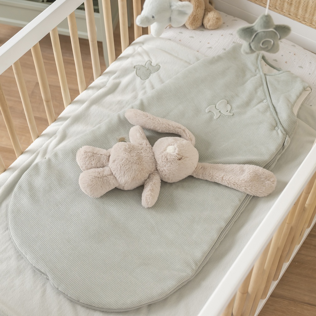 Nattou | Slaapzak Loulou Velours 2.5TOG Lindegroen 90cm 