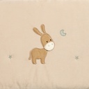 Nattou | Tochtkussen Loulou Velours Zandkleur 180x35cm 