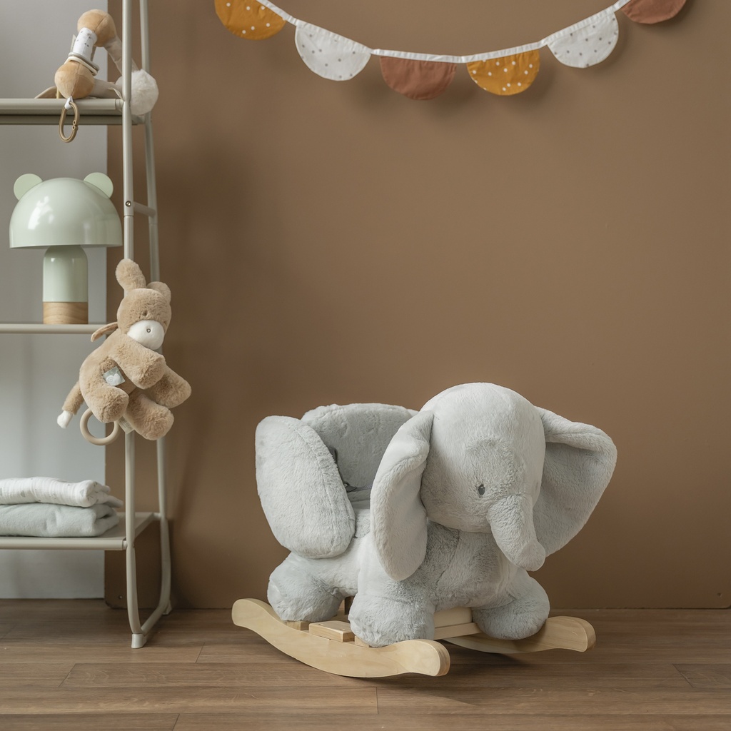 Nattou | Schommelpaard Loulou Olifant Lindegroen
