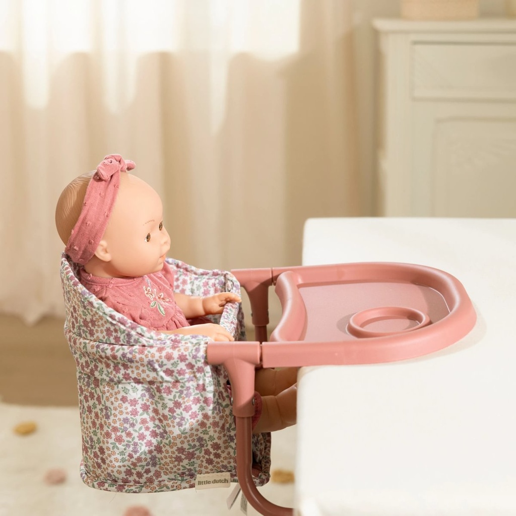 Little Dutch | Poppen Tafelhangstoel Roze