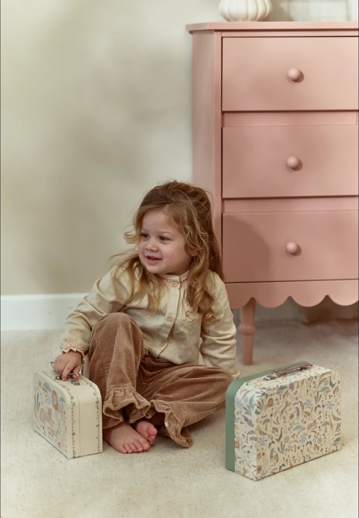 Little Dutch | Kofferset Safari Friends Groen 2-delig