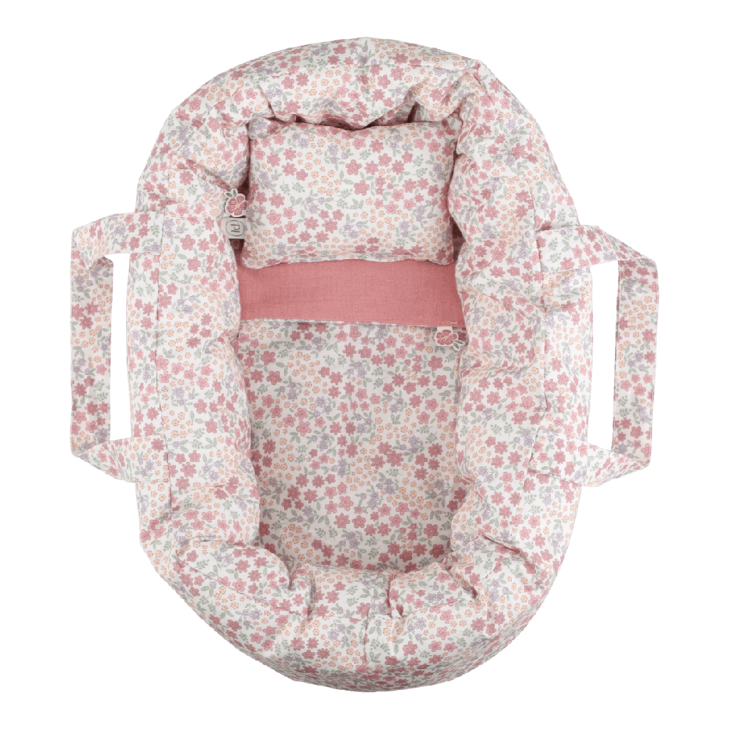 Little Dutch | Poppen Babynest Roze