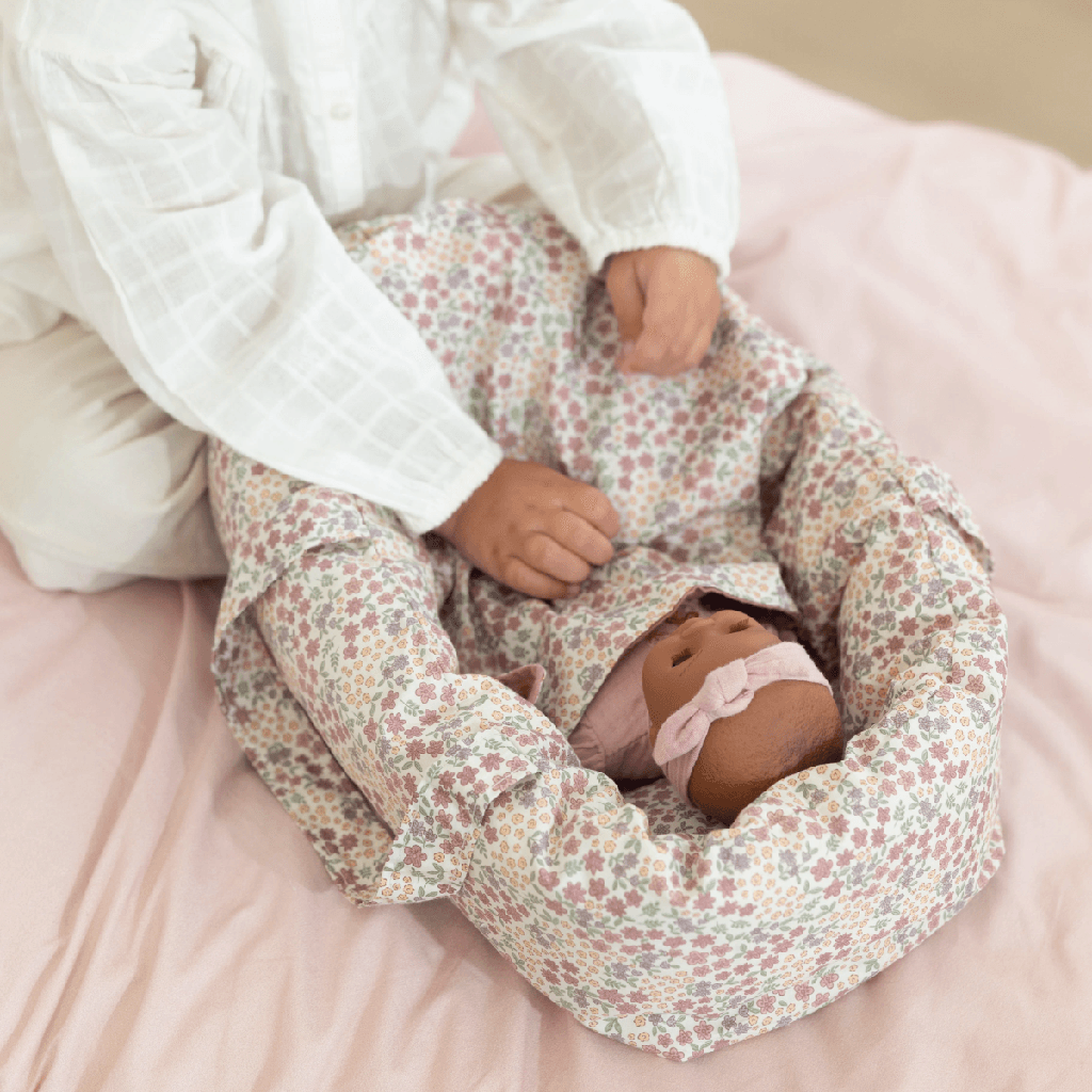 Little Dutch | Poppen Babynest Roze