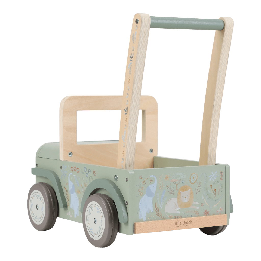 Little Dutch | Loophulp Safari Friends Groen
