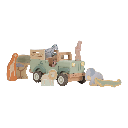 Little Dutch | Speelset Safari Friends Jeep met Dieren Hout