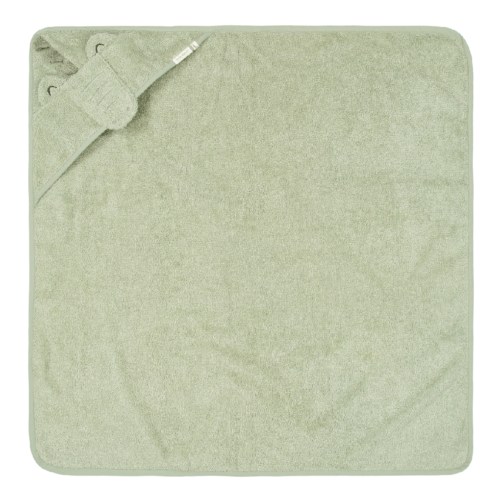 Little Dutch | Badcape Safari Friends Krokodil Groen 75x75cm  