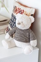 PLUCHE KNUFFEL, Boho, Bear, 27 cm, bruin/ecru, beer, textiel, vanaf 0 maand, 2023
