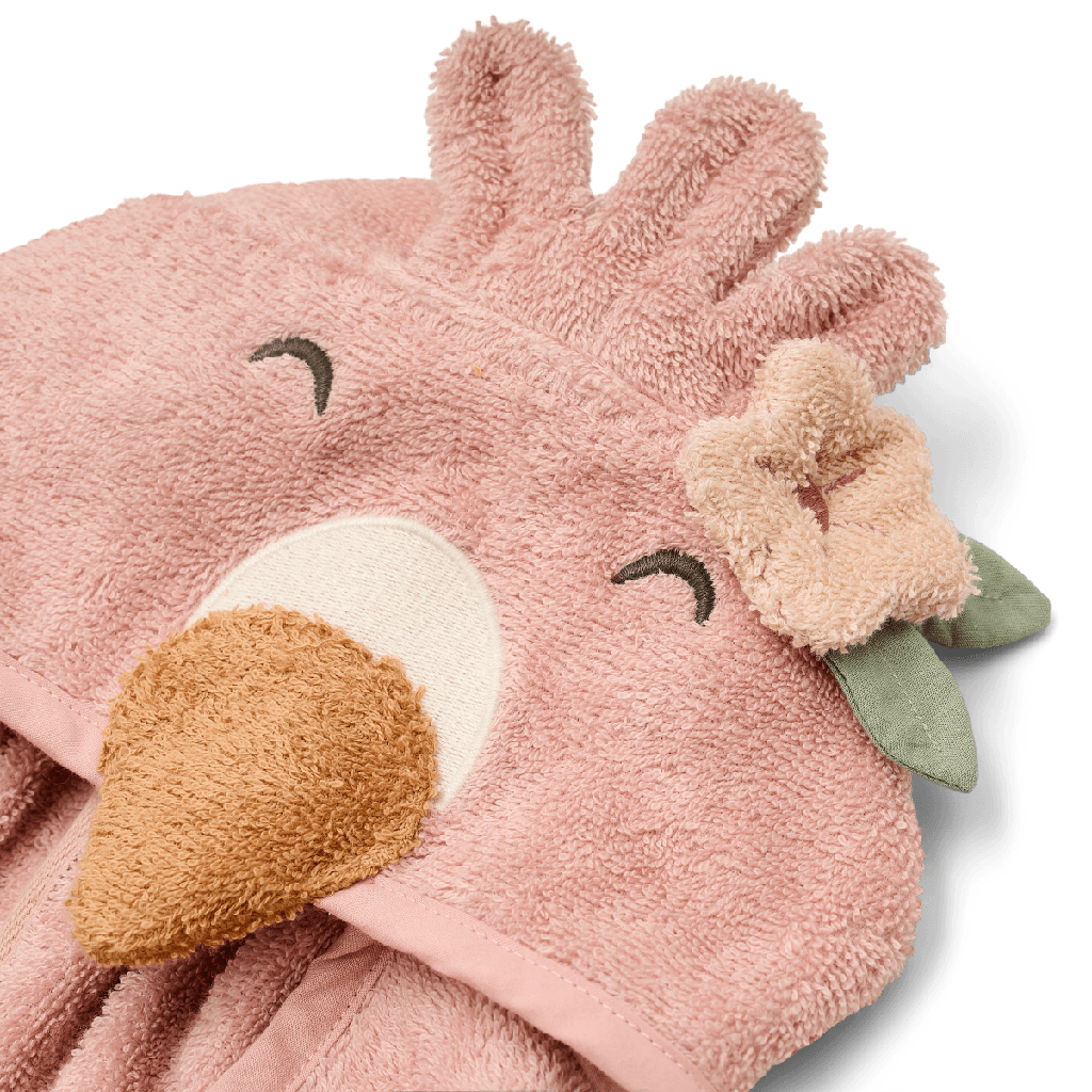 Little Dutch | Badjas Safari Friends Flamingo Roze 