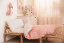 Little Dutch | Donsovertrek Safari Friends Blooming Safari Roze 100x140cm