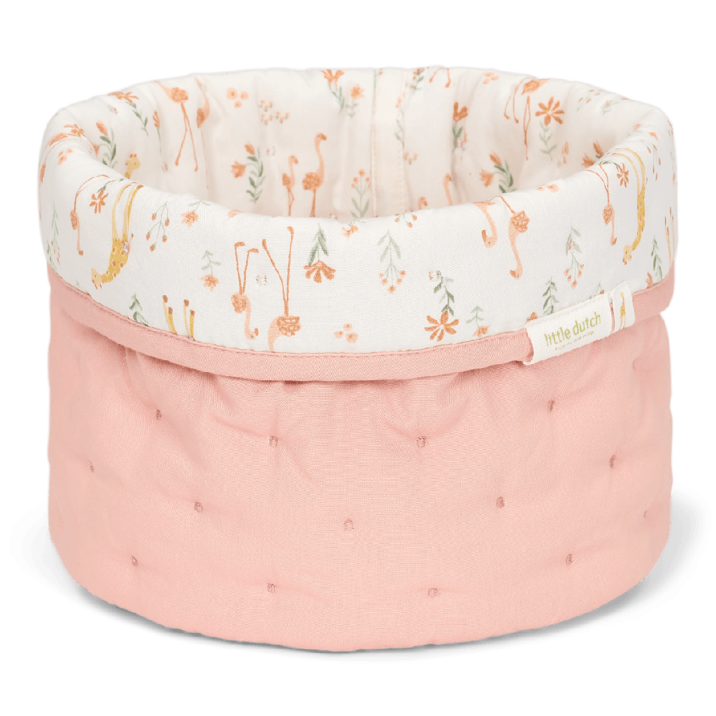 Little Dutch | Verzorgingsmand Safari Friends Blooming Safari Klein Roze