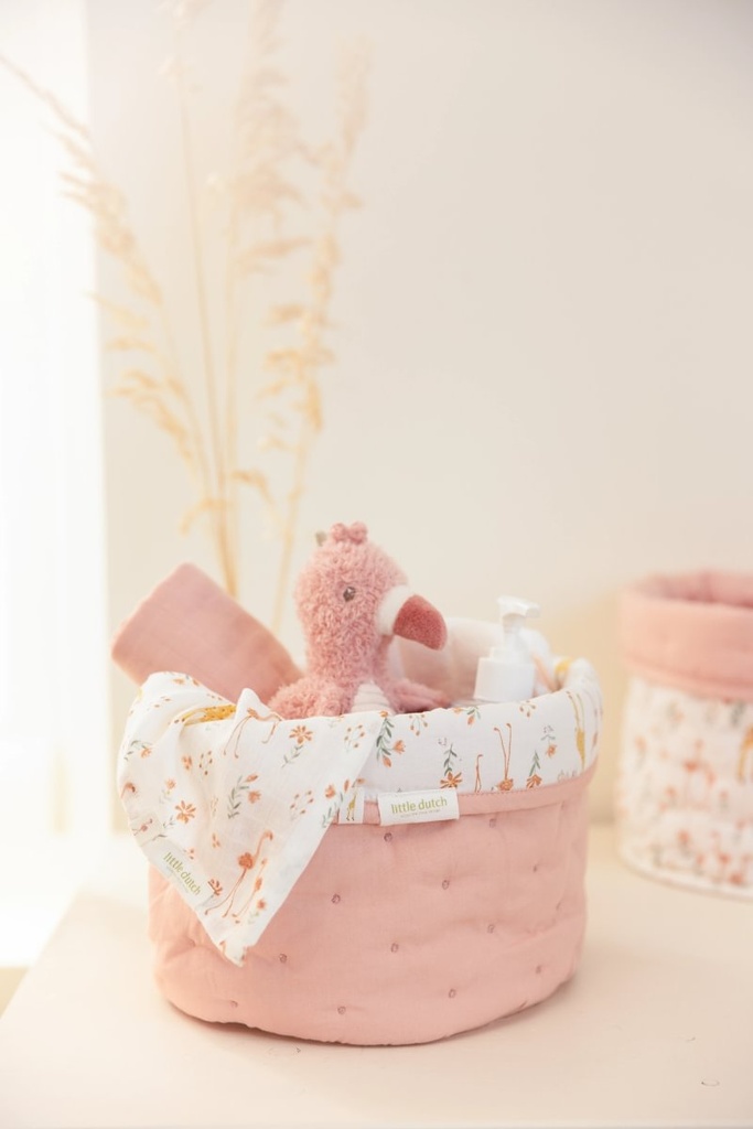 Little Dutch | Verzorgingsmand Safari Friends Blooming Safari Klein Roze