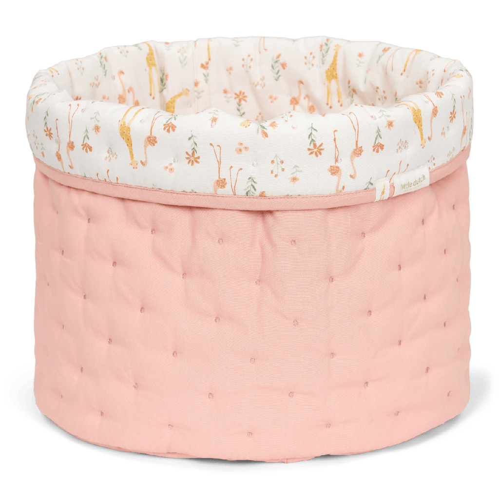 Little Dutch | Verzorgingsmand Safari Friends Blooming Safari Medium Roze 
