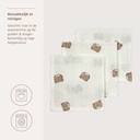Meyco | Monddoekje Bear 30x30cm 3-pack