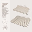 Meyco | Waskussen Fat Stripe Taupe Bruin 50x70cm
