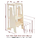 Tuki | Leertoren Tuki® Learning Tower Birch Black