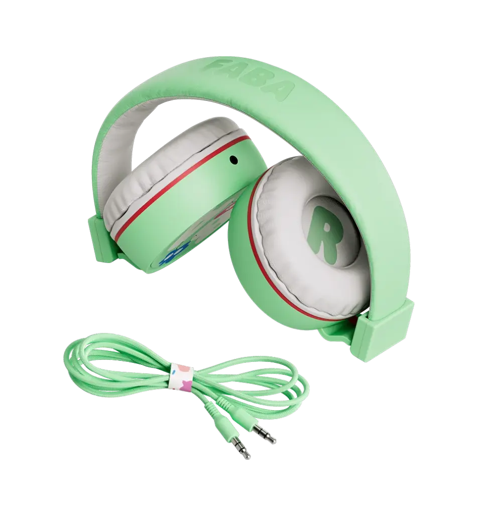 Faba | Hoofdtelefoon met Draad Tumtum Groen