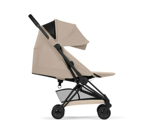 Cybex | Buggy Coya Comfort Set Frame Matt Black/Plooibare Draagmand/Zitbekleding Cozy Beige