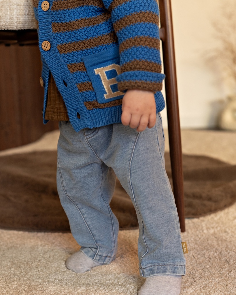 Bess | Broek Boys Anand Denim Blue