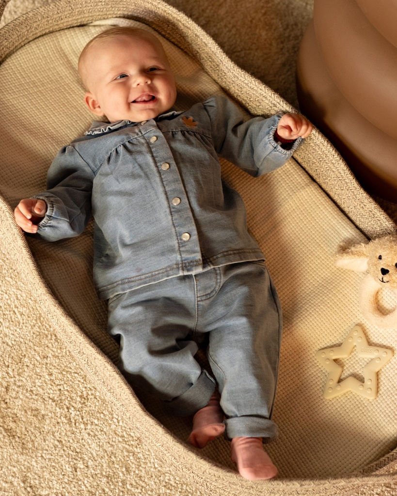 Bess | Broek Girls Anke Denim Blue