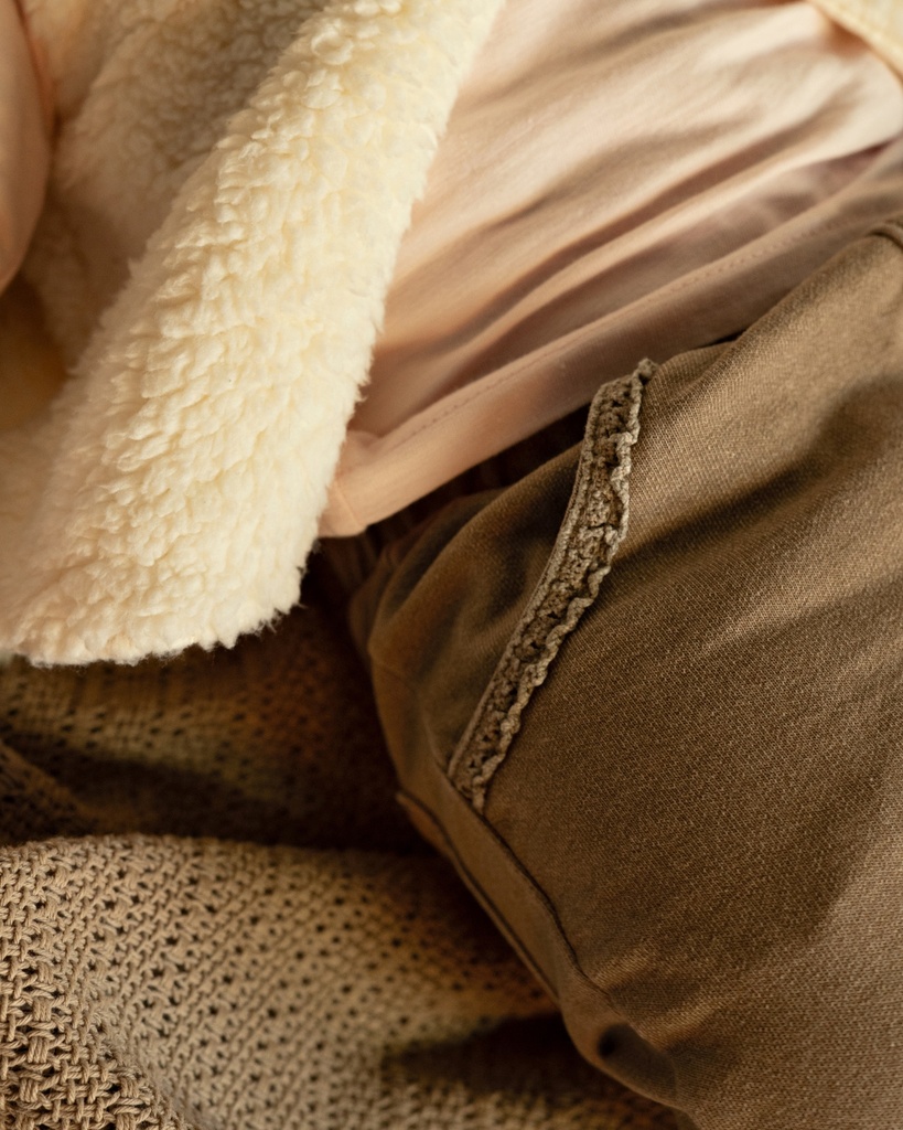 Bess | Broek Girls Anneke Coffee Brown