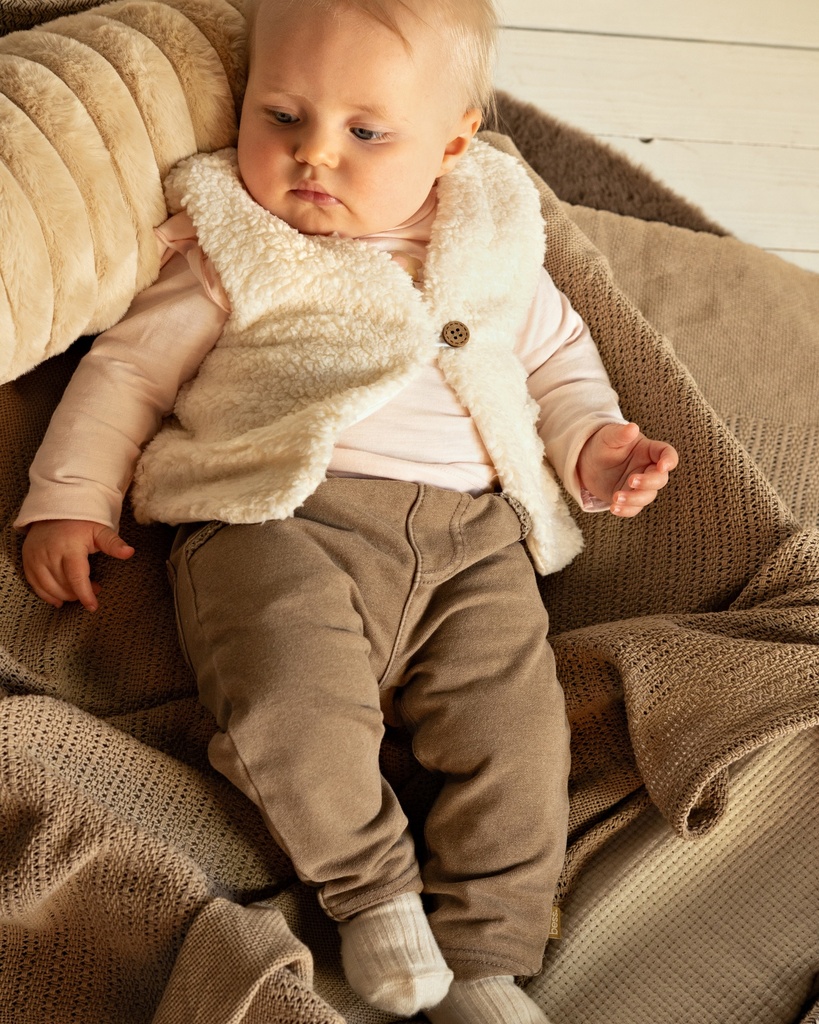 Bess | Broek Girls Anneke Coffee Brown