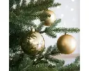 Kaemingk | Kerstbal Polystyreen Mix Licht Goud Ø10cm 4-pack