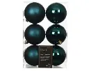 Kaemingk | Kerstbal Polystyreen Mix Emerald Ø8cm 6-pack