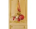 Kaemingk | Kerstbal Kunstof Mat Rood/Goud Assortiment Ø12cm