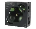 Kaemingk | Kerstbal Glas Mix Dennengroen Ø10cm 4-pack