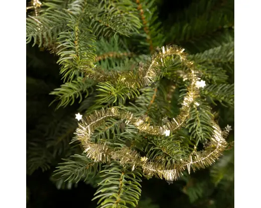 Kaemingk | Slinger Guirlande Pet Lametta Shiny Stars Licht Goud Ø3x700cm
