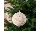 Kaemingk | Kerstbal Foam Parel Glitterkralen Ø10cm