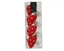 Kaemingk | Hangfiguur Foam Paddenstoel Rood/Wit 8x6x23cm 4-pack