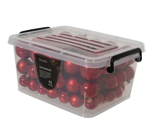 Kaemingk | Hangfiguur Decoratiepakket Licht Goud Piek/Kerstballen/Pegels 33-delig