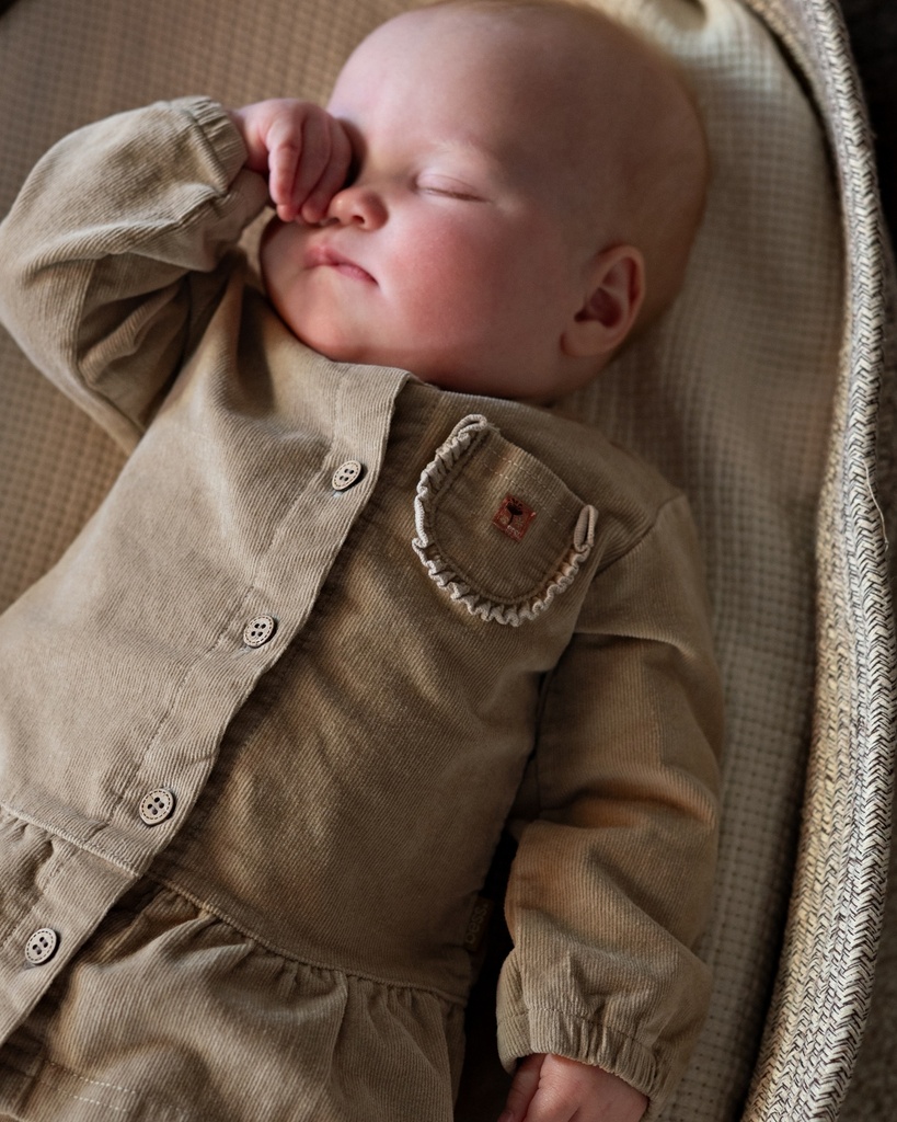 Bess | Jurk Girls Aniek Dessert Sand