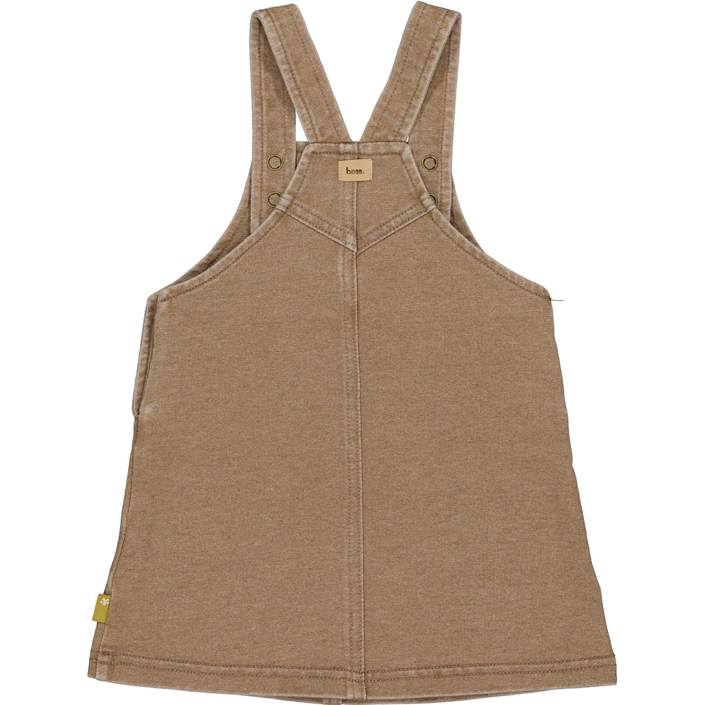 Bess | Jurk Girls Annelot Coffee Brown
