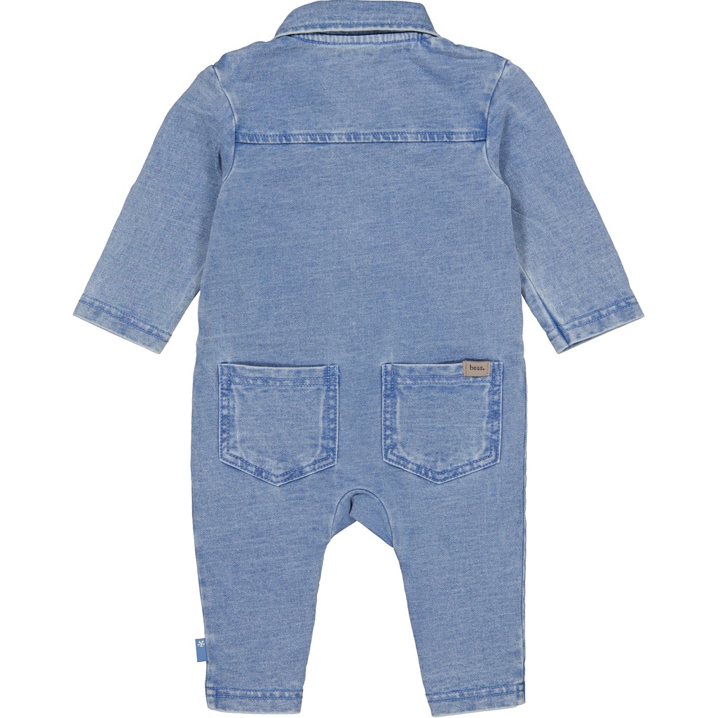 Bess | Kruippak Boys August Longsleeve Denim Blue