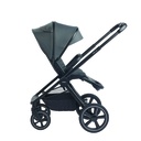 WANDELWAGEN, Crios 4.0, grey, grijs, frame zwart/alu, incl regenscherm, duwbeugel imitatieleder zwart, 2023