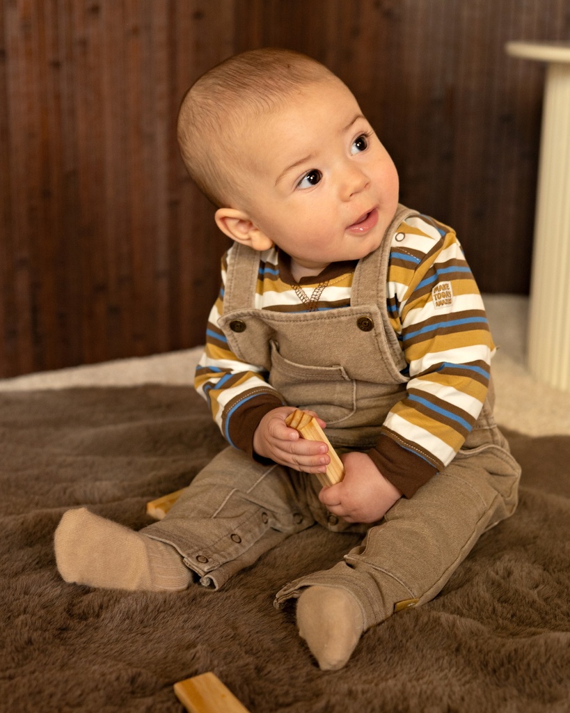 Bess | Salopette Boys Alix Coffee Brown