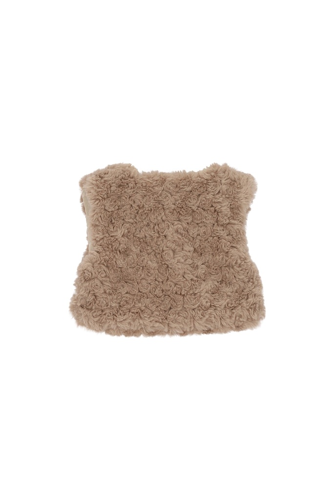 Le Chic | Gilet Girls Elosy Dune Bruin